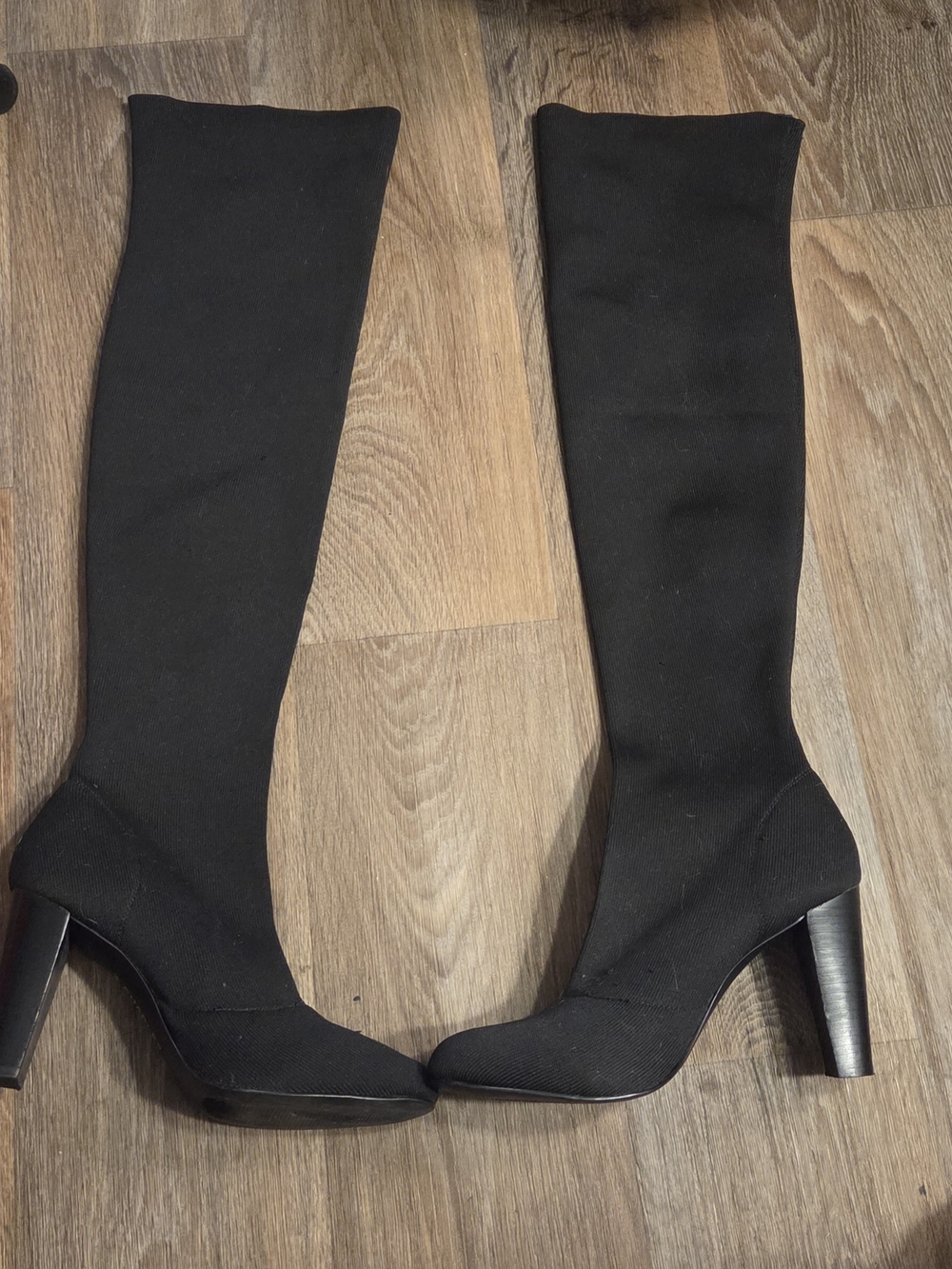 Charles by Charles David Black Over-the-Knee Stretch Heel Boots